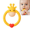 Gute Gel Giraffe Weiche Zähe Ungiftige Öko Sensorische Neugeborene Kauspielzeug Beißringe Kleinkinder Beißring für 4 Monate Baby